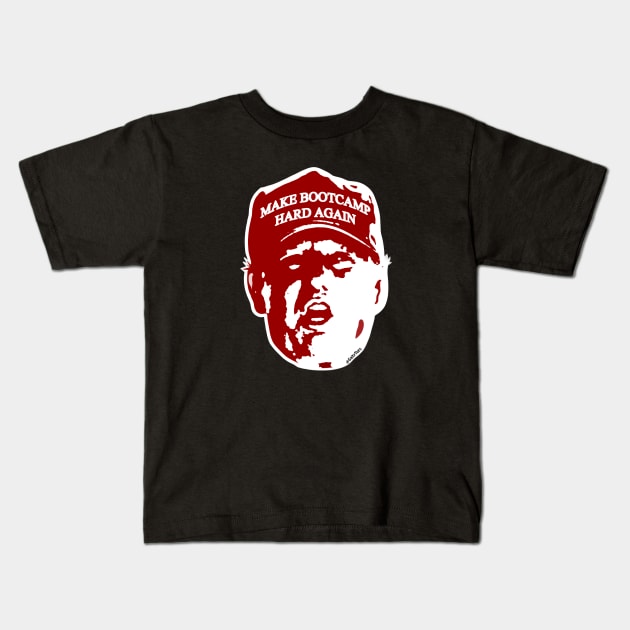 Make Bootcamp Hard Again Kids T-Shirt by SaltyTees